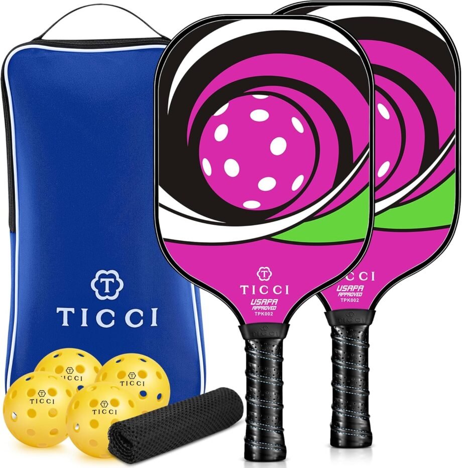 Pickleball Perfection: Unleashing Fun with T TICCI's Dynamic Paddle Set!