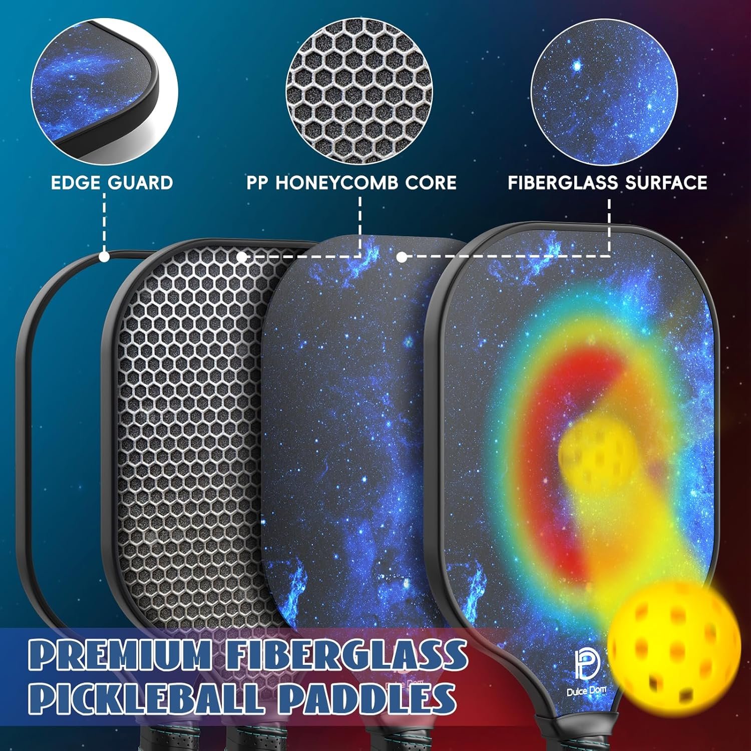 DULCE DOM Pickleball Paddle