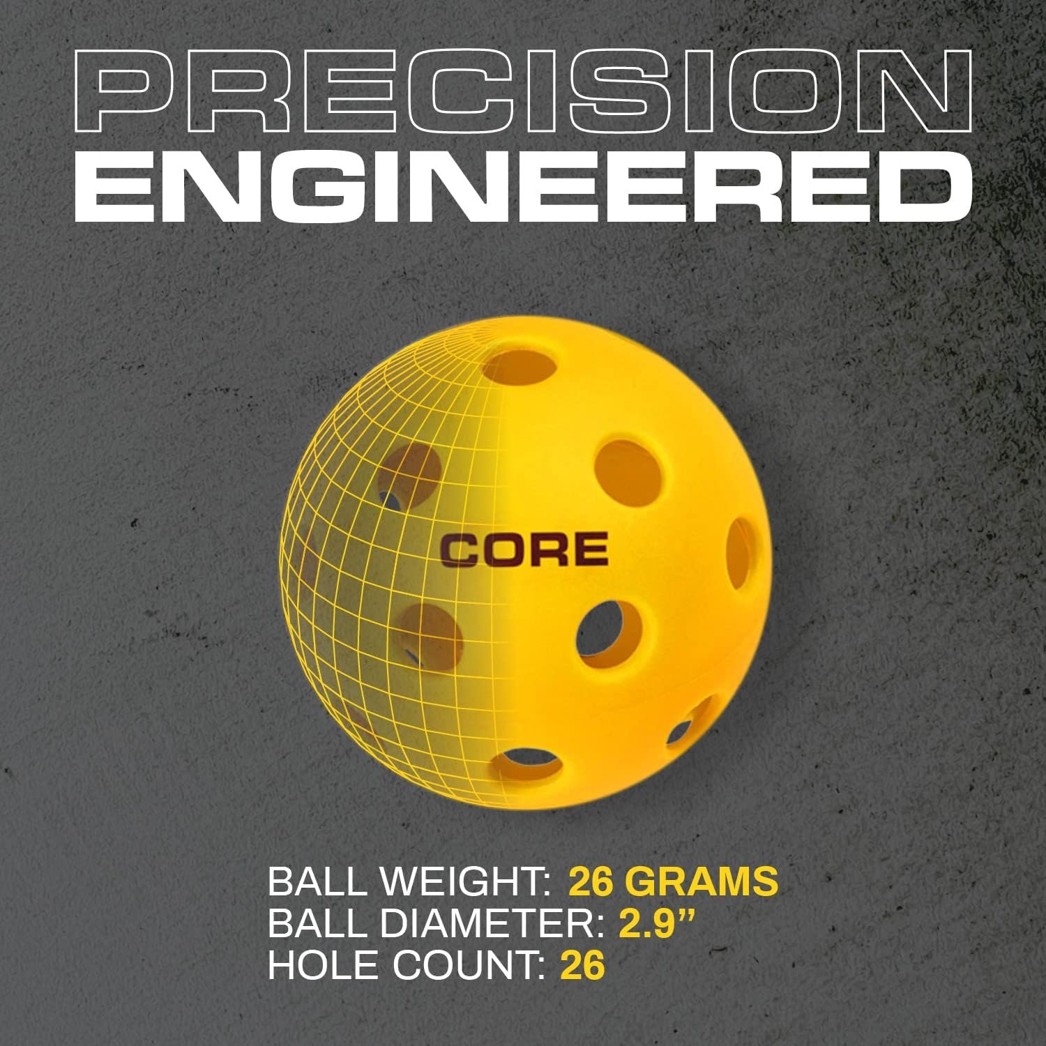 CORE Indoor Pickleball Balls