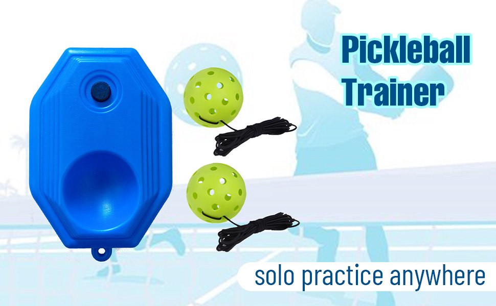 Pickleball Trainer Self Practice Training Aids Match Buddy Equipment with High Elastic Strings
