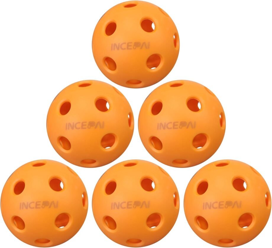 Perfect Play: A Review of Indoor Pickleballs 6-Pack – Quiet, Durable, and Game-Ready!