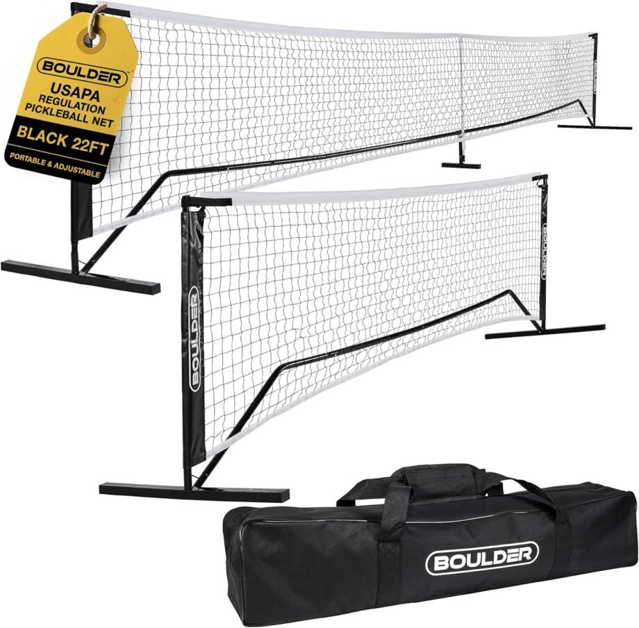 Score Big with the Boulder Pickleball Net: Your Ultimate Full Court and Half Court Game Changer!