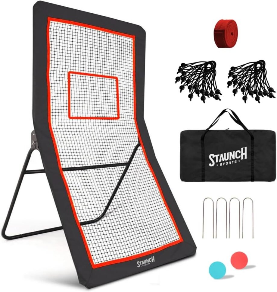 Score Big with the Ultimate 4x7ft Lacrosse Rebounder: Your Go-To Training Buddy!