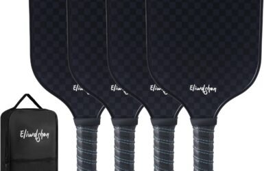 Score Big with the Ultimate Pickleball Paddles Set: Gear Up for Fun with Fibreglass Rackets and Balls!