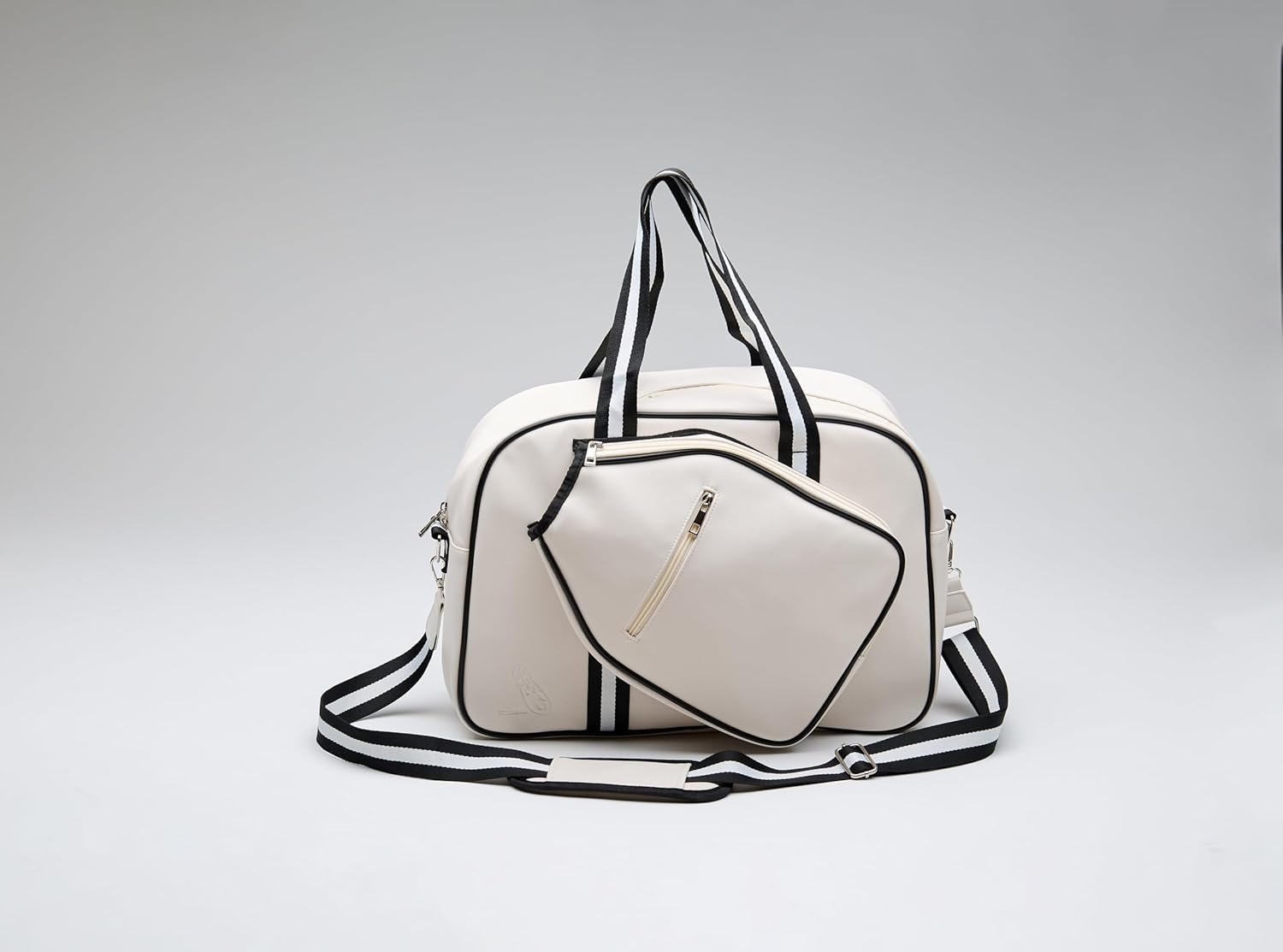 Luxury White Pickleball Tote Bag