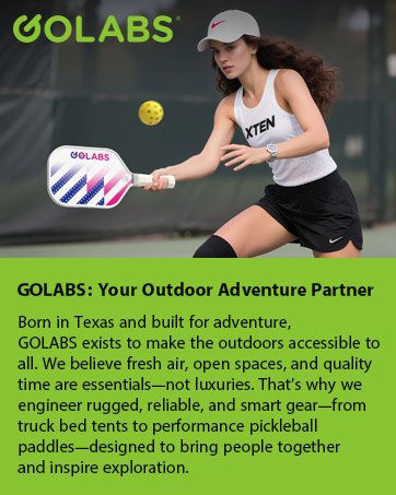 GOLABS pickleball paddle set