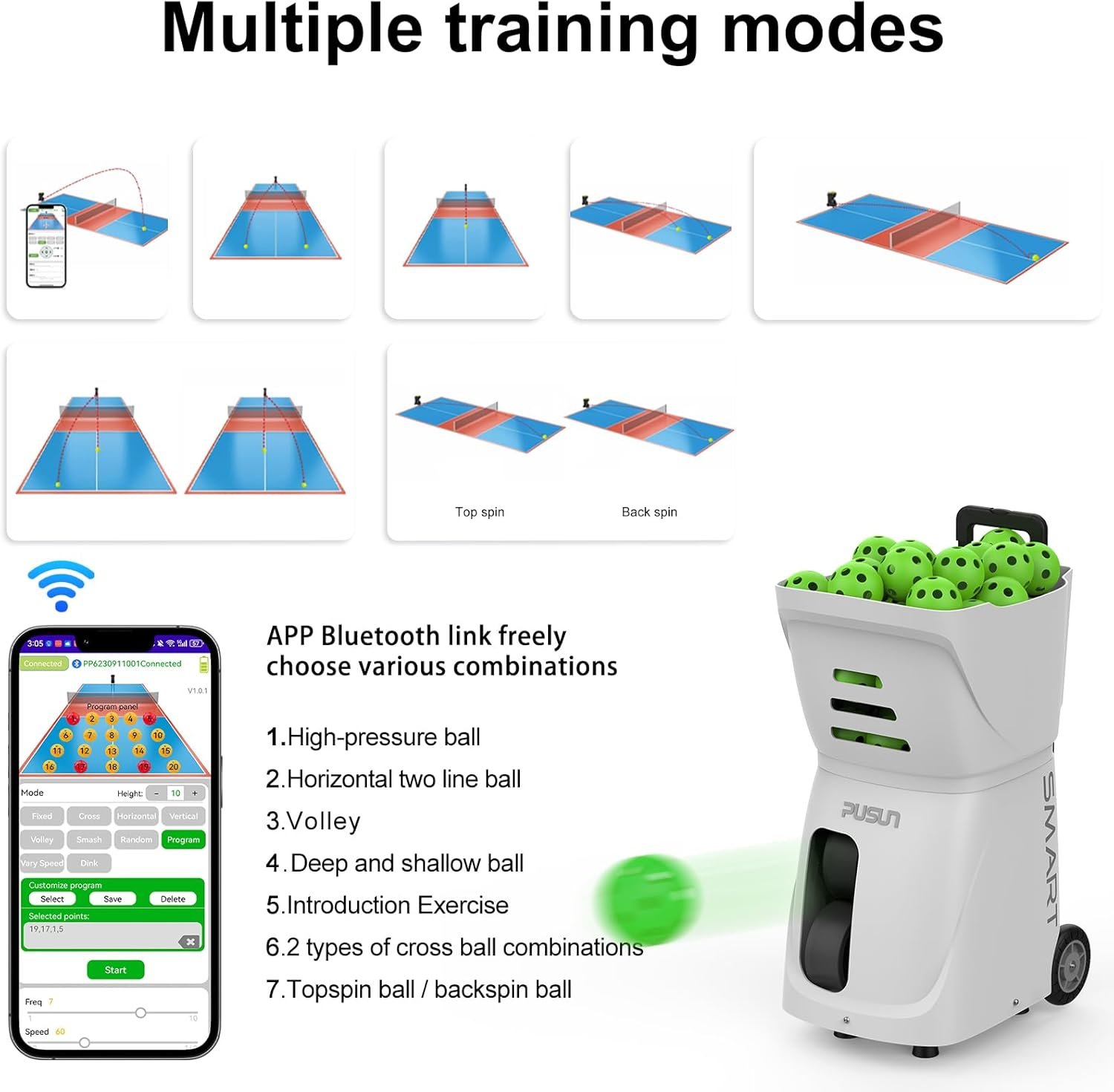PP SMART Pickleball Machine