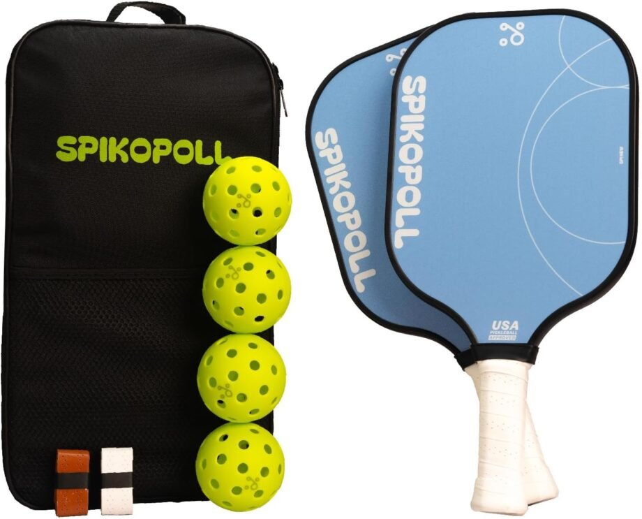 Serving Up Fun: A Review of the SPI New by SPIKOPOLL Pickleball Paddles Set!