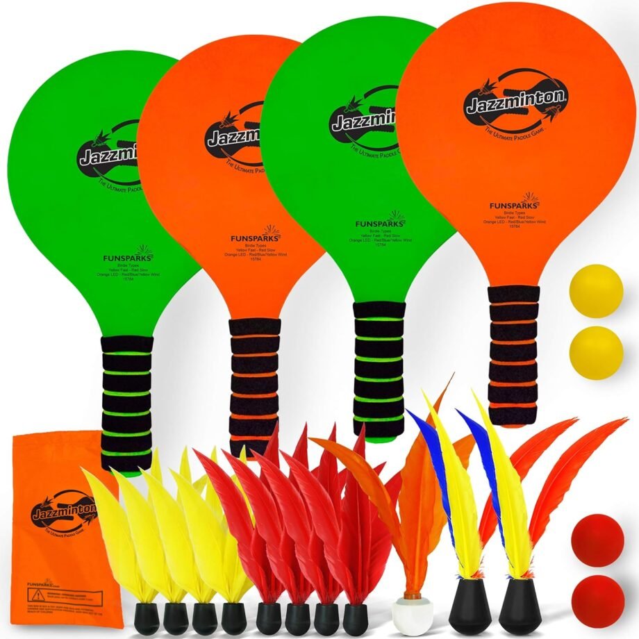 Smash Fun for Everyone: The Paddle Game Select Double Badminton Set Review!