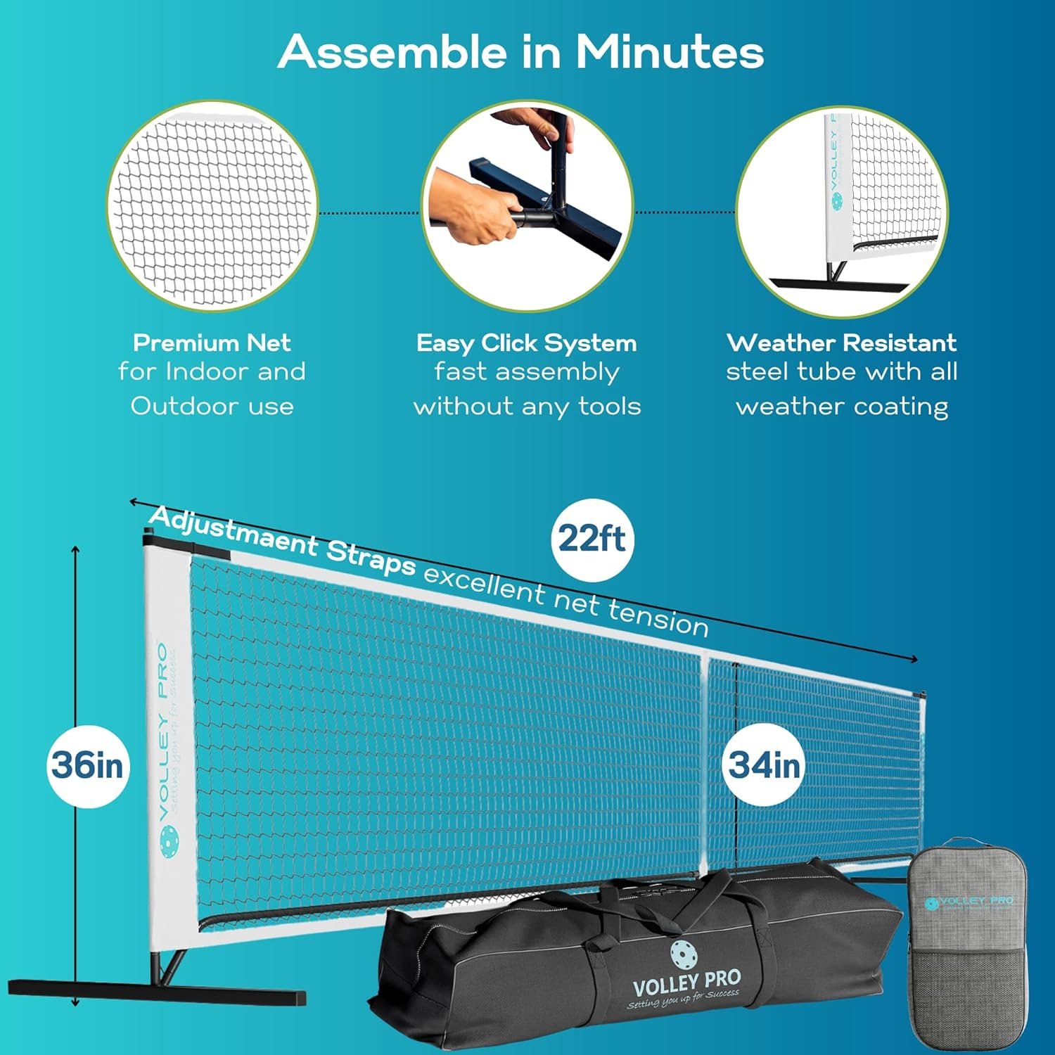Volley Pro Pickleball Set