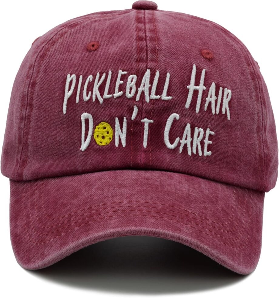 Get Your Game On with the NVJUI JUFOPL Pickleball Hair Don't Care Hat!