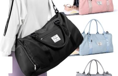 Dazzle on the Go: The Perfect Small Black Sports Gym Duffel Bag for Every Adventure!