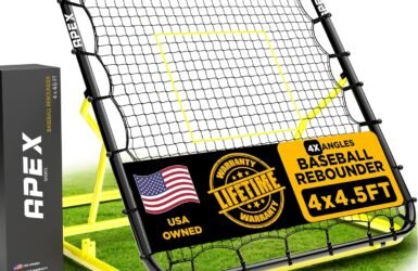 Swing into Play: The Ultimate 4x4.5 Ft Baseball Rebounder for Multi-Sport Mastery!