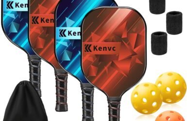 Serve Up Fun: The Ultimate Review of the Pro Lightweight Graphite Pickleball Paddle Set!