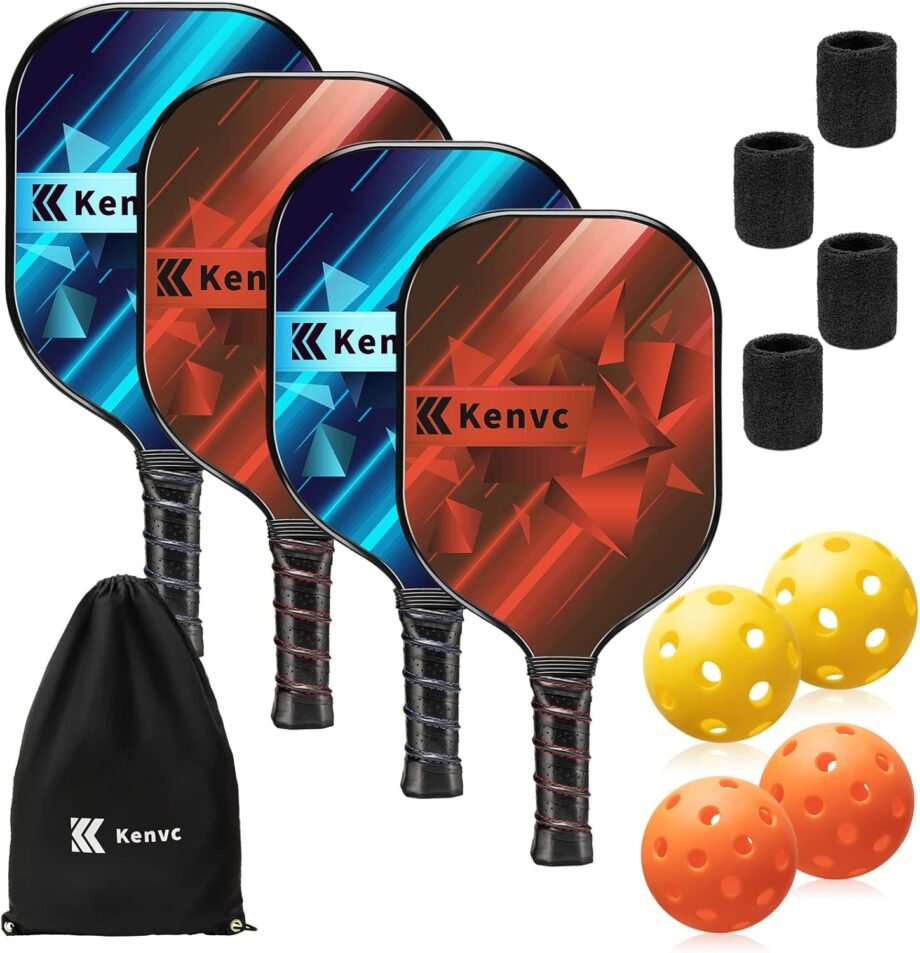 Serve Up Fun: The Ultimate Review of the Pro Lightweight Graphite Pickleball Paddle Set!