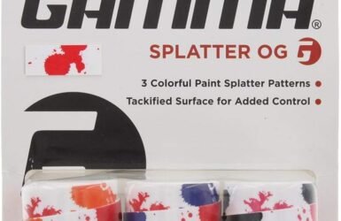 Swing into Style: A Fun Review of the Gamma AGSOG00 Splatter Overgrip!