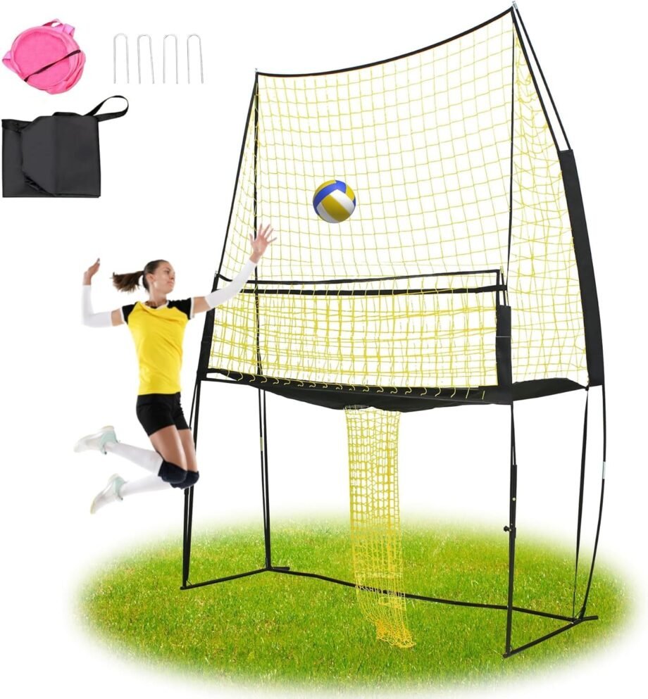 Set Your Game to New Heights with the 11ftx8ft Adjustable Volleyball Training Net!