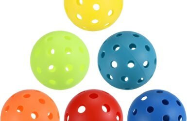 Game On with PATIKIL: The Ultimate 6-Pack of Colorful Outdoor Pickleball Balls!