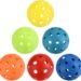 Game On with PATIKIL: The Ultimate 6-Pack of Colorful Outdoor Pickleball Balls!