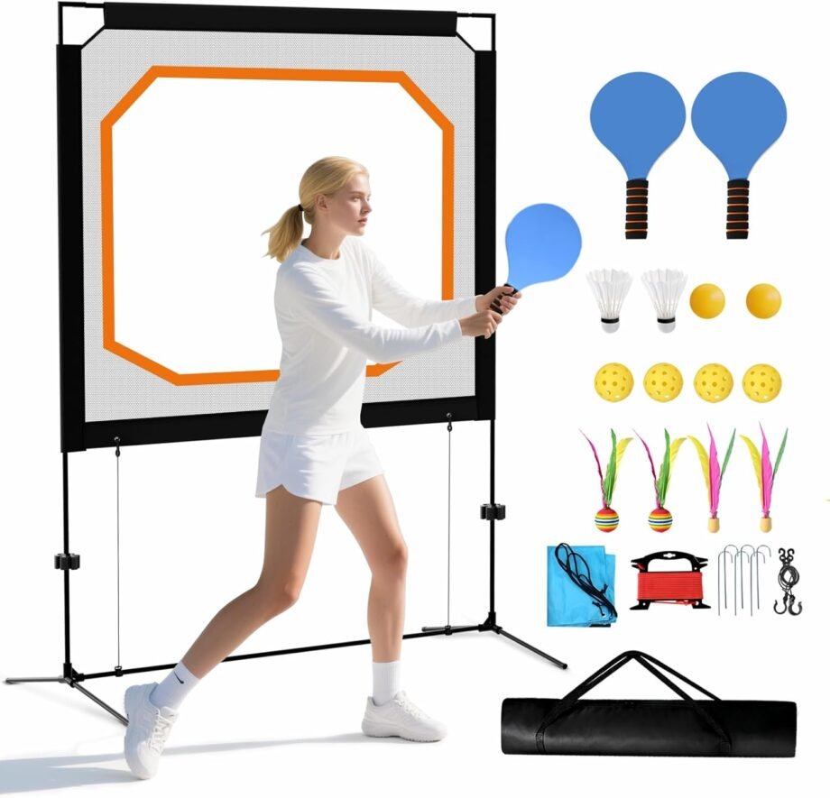Serve Up Fun: The Paddle Game with Net - Your All-in-One Combo for Outdoor Adventures!