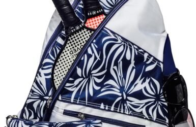 Swing into Style: The "Island Breeze" Ladies Printed Pickleball Sling Bag Review!