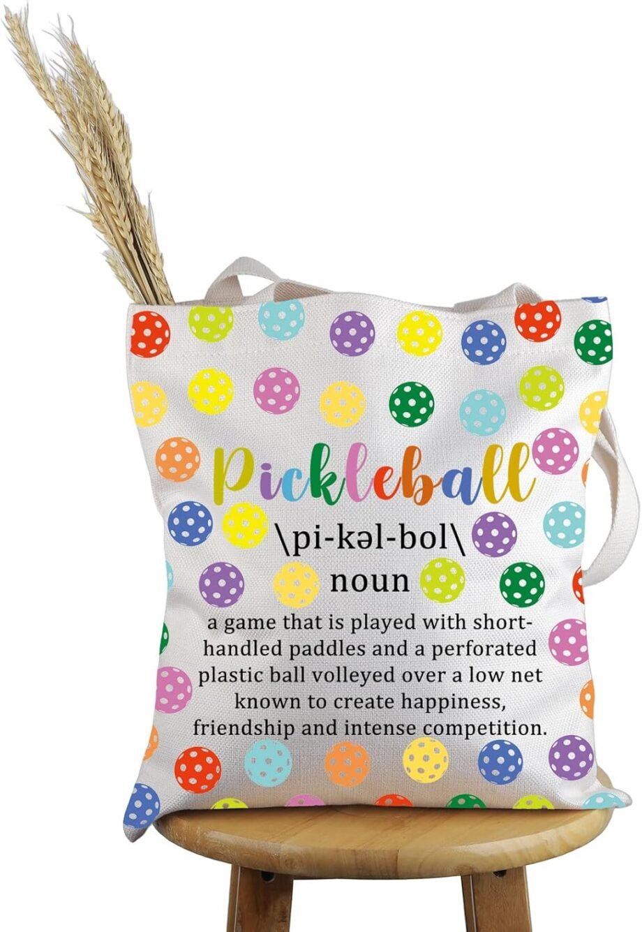 Score Big with the PWHAOO Pickleball Lover Tote: The Perfect Gift for Passionate Players!