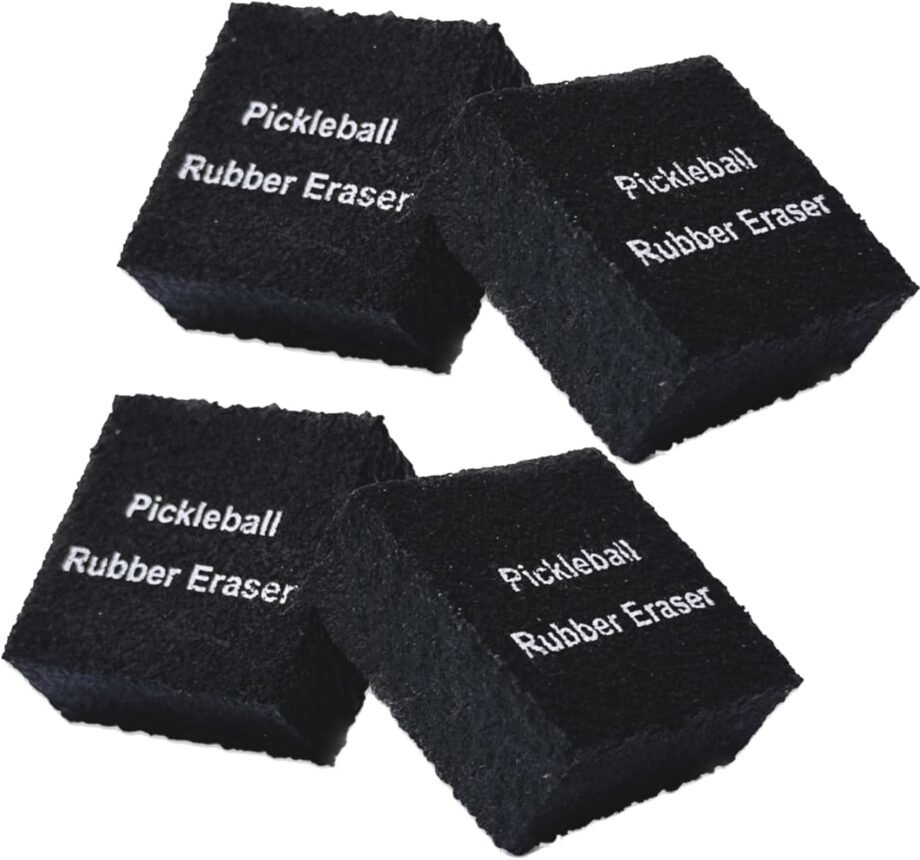 Get Your Game On: The Pickleball Paddle Rubber Eraser Review – 4 Pieces to Keep Your Racket Sparkling!