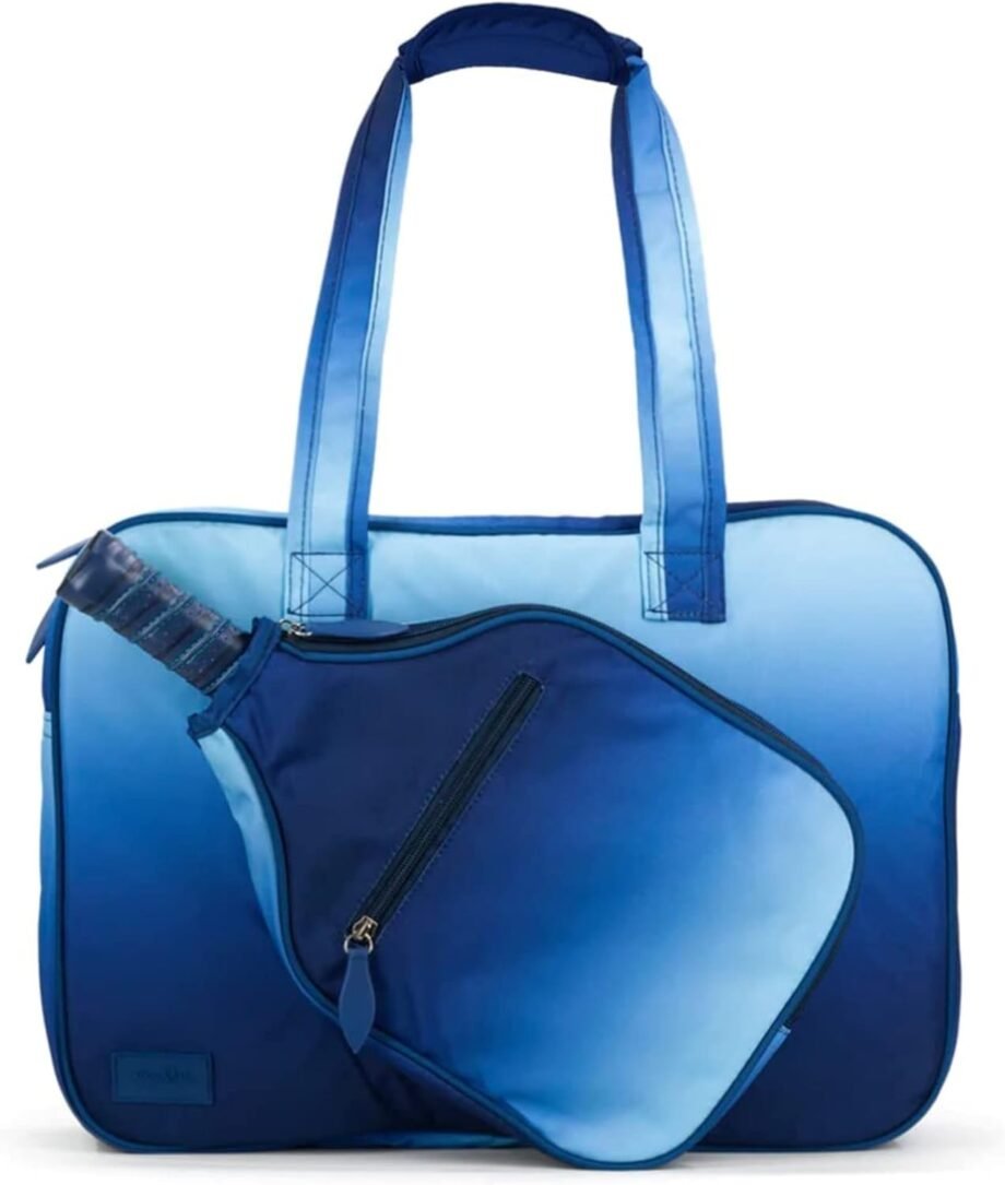 Serve Up Style: A Review of the Ame & Lulu Pickleball Tote - Navy Ombre!