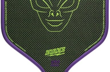 Game On: Unleashing the Bread and Butter of Pickleball with the Carbon Fiber X Titanium Invader Paddle!