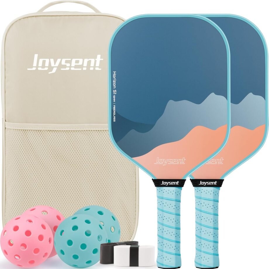 Serve Up Fun: A Review of the Ultimate Pickleball Paddles Set of 2 with 4 Balls!