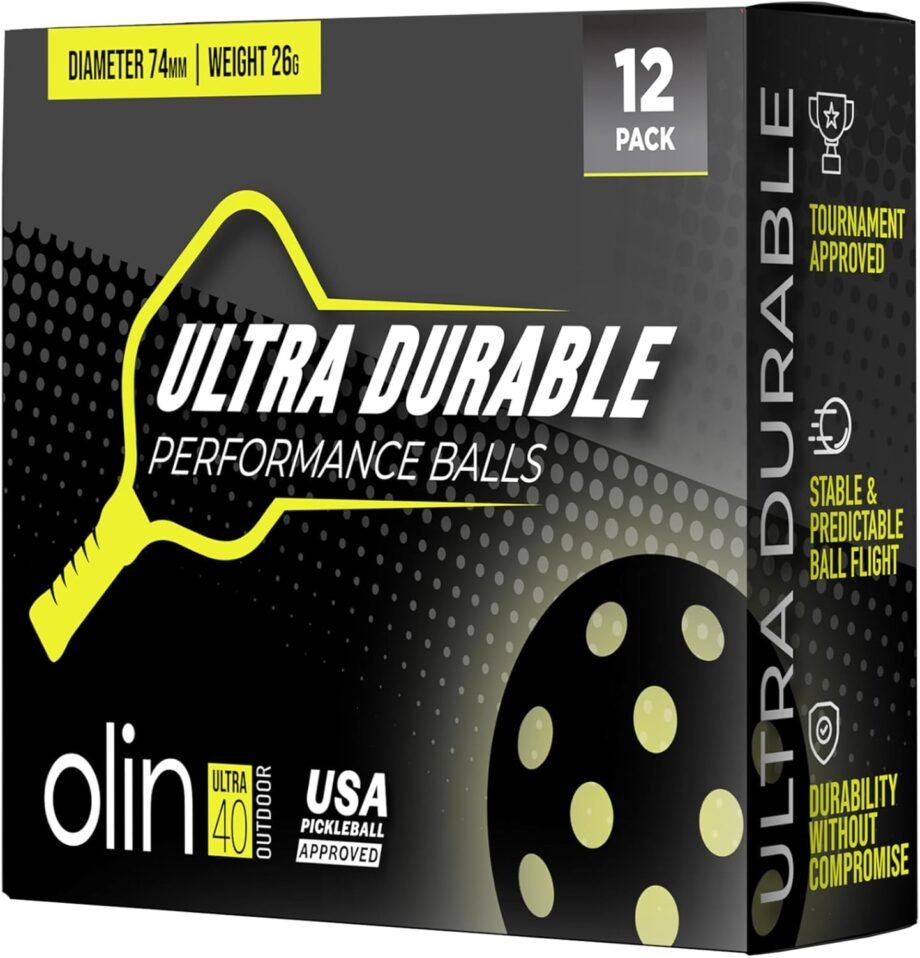 Serve Up Fun: A Dive into the OLIN Ultra40 Ultra Durable Outdoor Pickleball Balls!