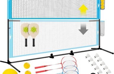 Get Ready to Serve: The Ultimate Pickleball Badminton Net Set for Backyard Fun!