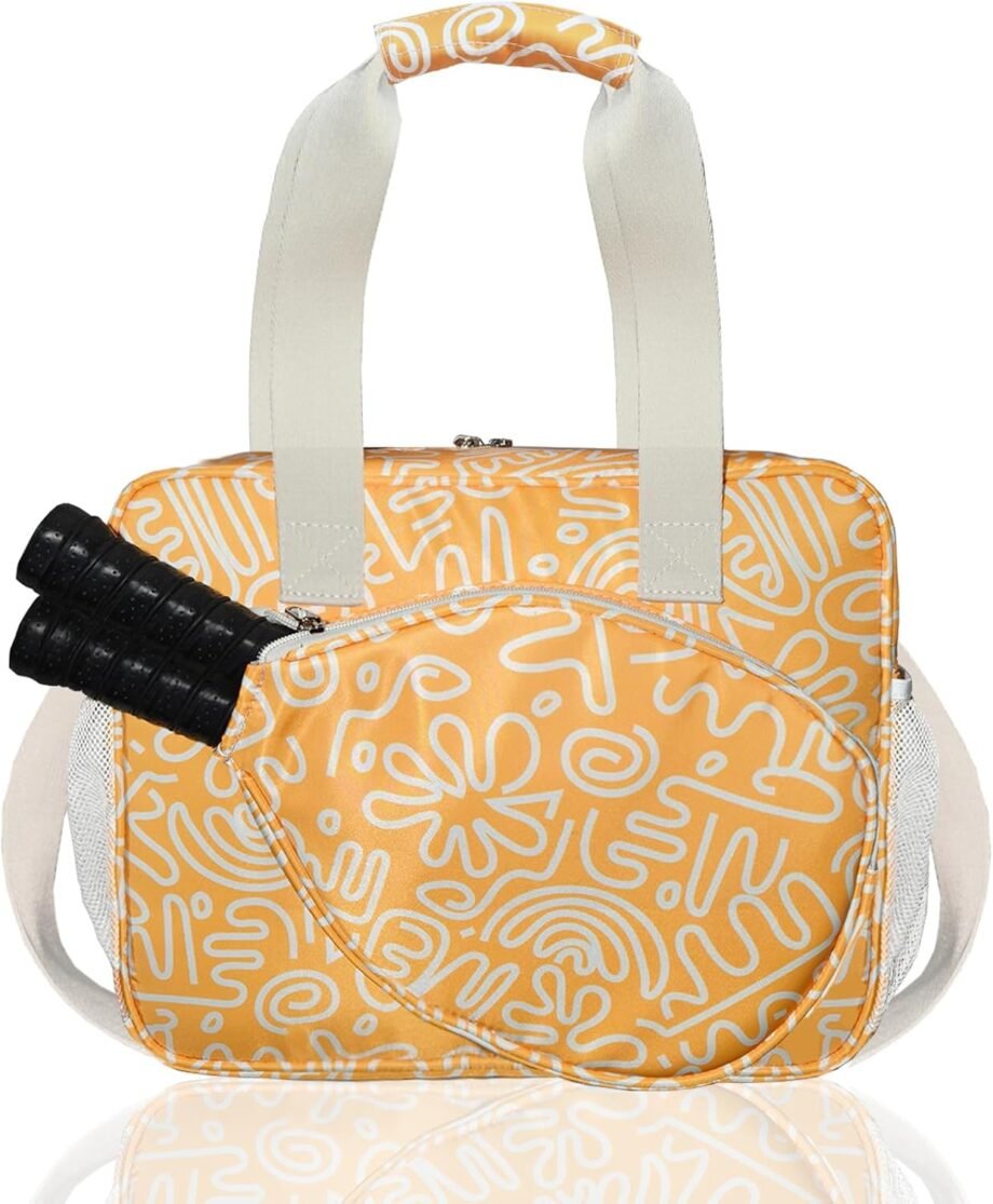 Serve Up Style: A Review of the Cute Pickleball Tote Bag for Women!
