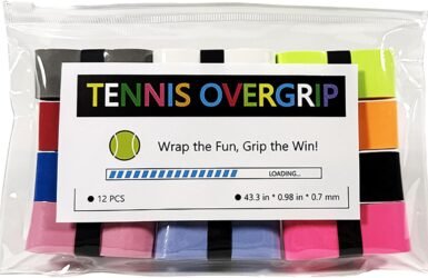 Unleash Your Game: A Colorful Review of the 12 Pack Tennis Racket Grip Tape!