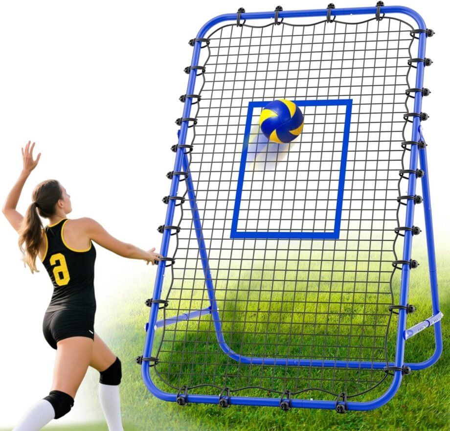 Bounce into Action: The 7x4 FT Volleyball Rebounder Net Review!