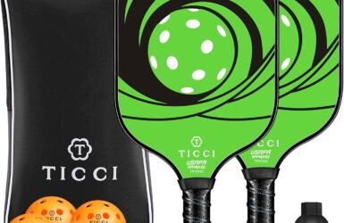 Game On: Unleashing Fun with the TICCI Pickleball Paddle Set!