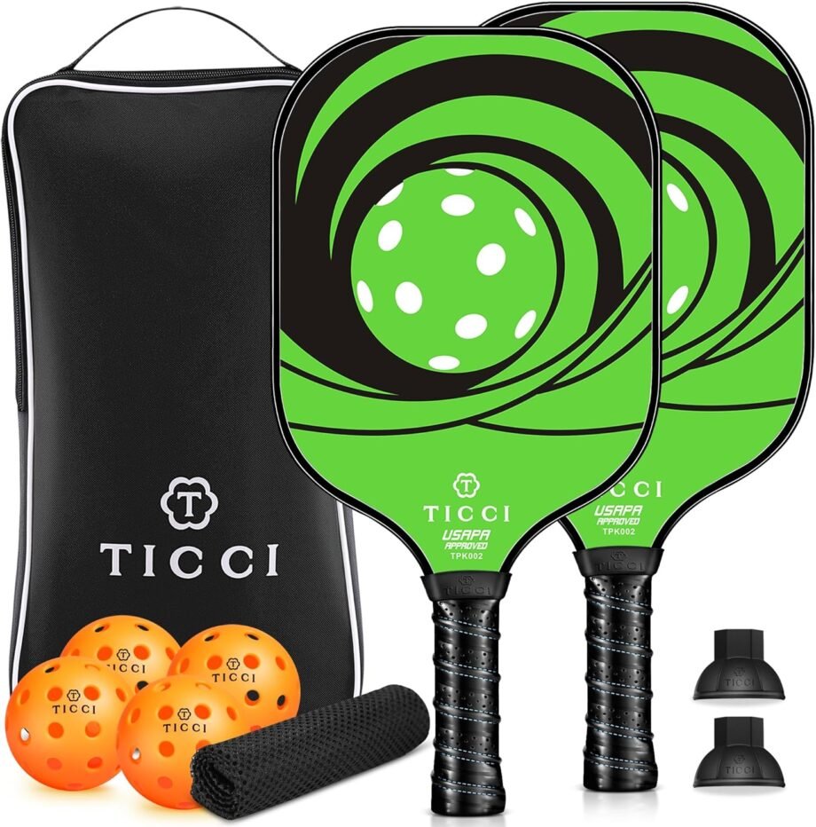 Game On: Unleashing Fun with the TICCI Pickleball Paddle Set!