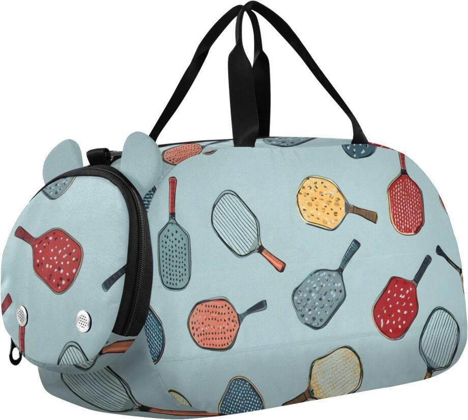 Unleash Your Game: The Ultimate Gym Travel Duffle Bag for Young Pickleball Stars!