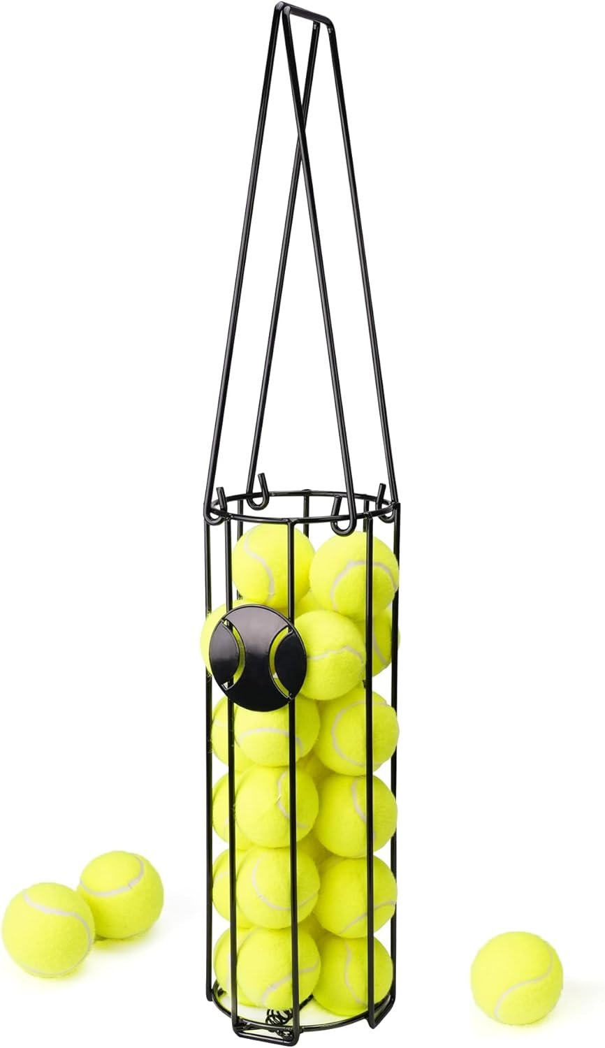 Bounce into Action: Reviewing the Portable Tennis Ball Hopper Pickleball Tennis Basket!