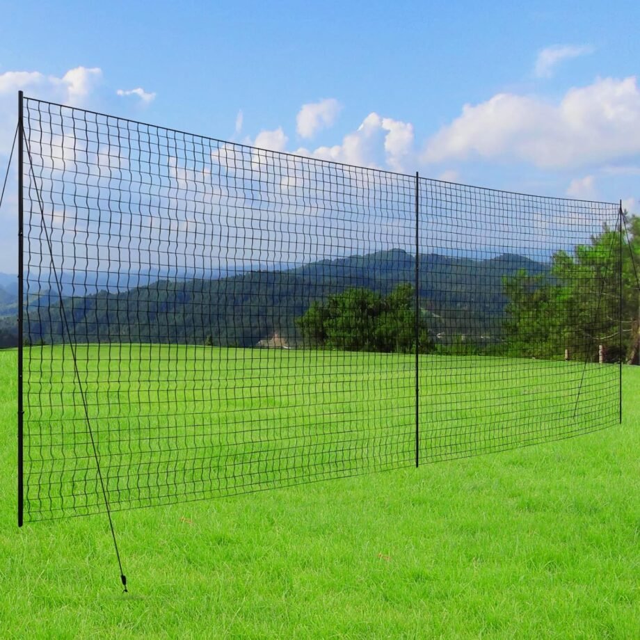 Score Big with the Ball Stop Net System: The Ultimate Movable Sports Barrier for Your Backyard!