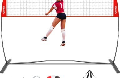 Spike Your Game: Unleashing Fun with the 12FT/20FT Portable Volleyball Net!