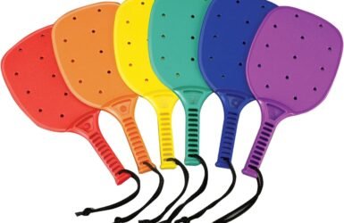 Paddle into Fun with the Champion Sports 14-Inch Junior Plastic Paddleball Racket Set!