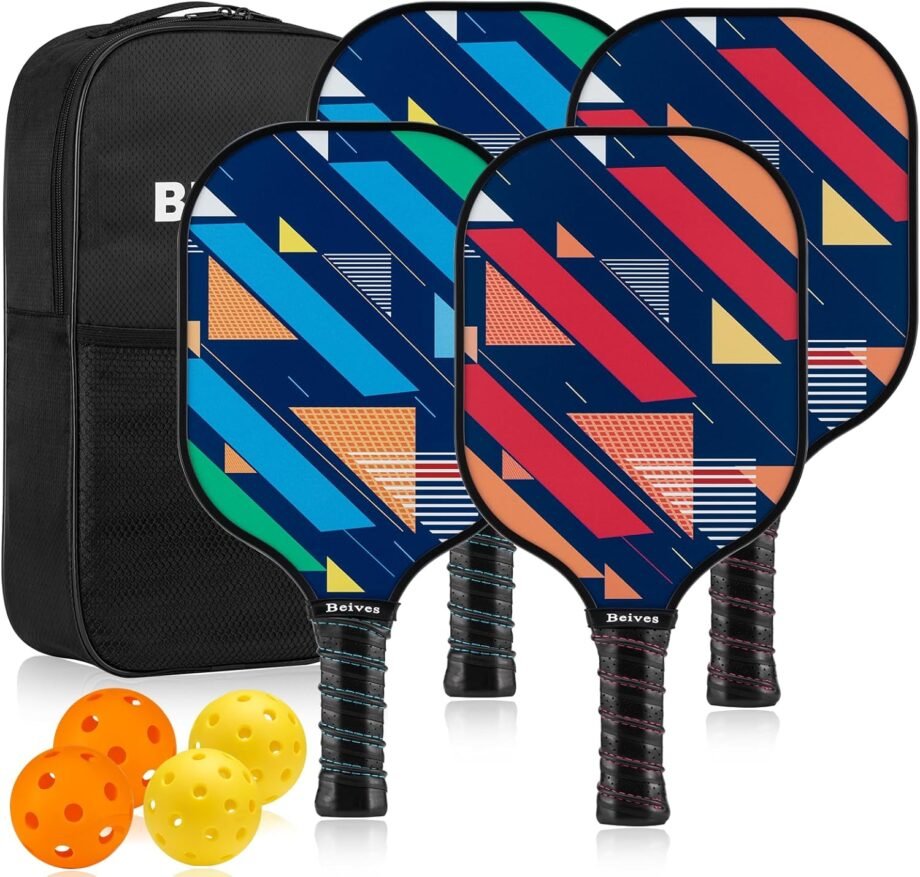 Get Your Game On: The Ultimate Pickleball Paddles Set of 4 for Everyone!