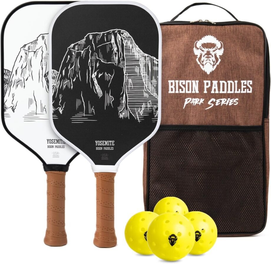 Explore the Great Outdoors with Bison Paddles: National Parks Edition Pickleball Set Review!