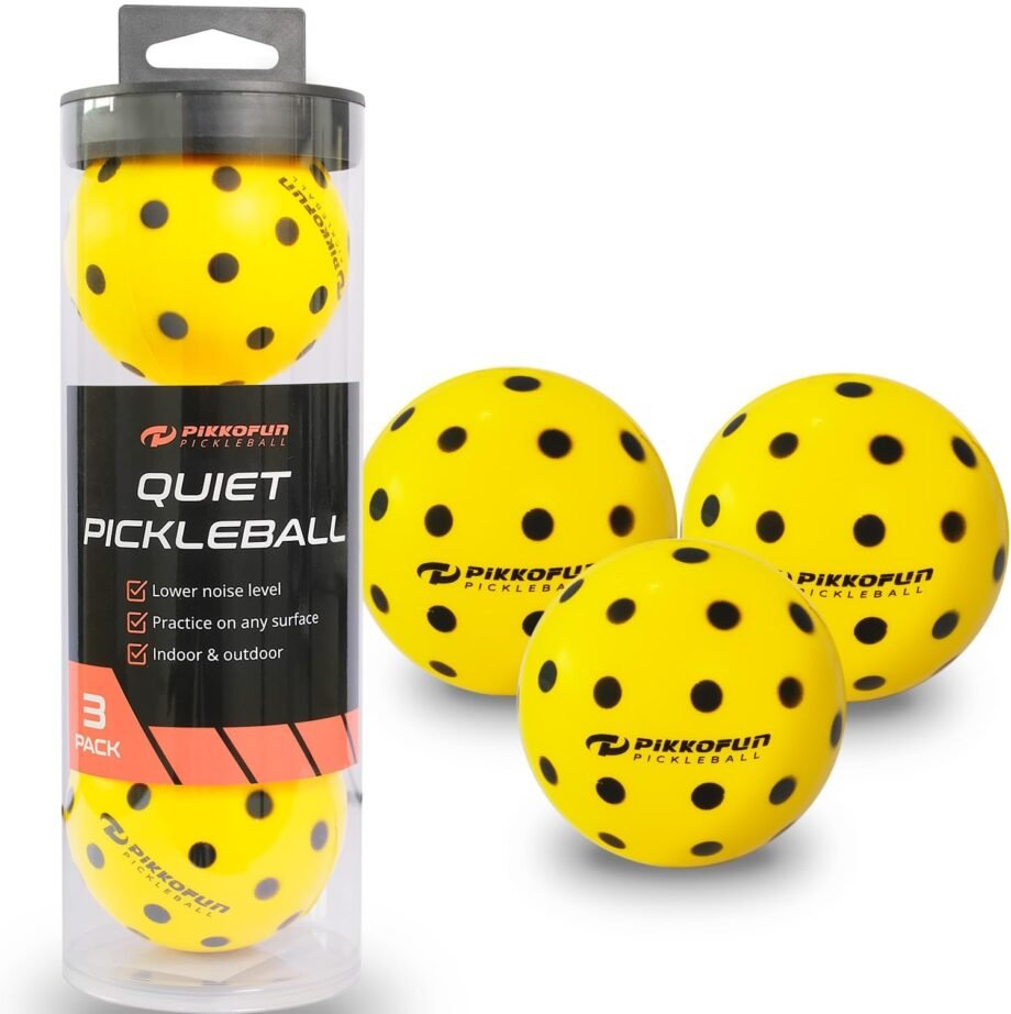 Silent Pickleball Balls: The Perfect Soft Solution for Quiet Indoor and Outdoor Practice!