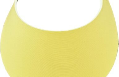 Serving Up Style: The Mellow Yellow Pickleball Fashion Fabric Foam Sun Visor Review!
