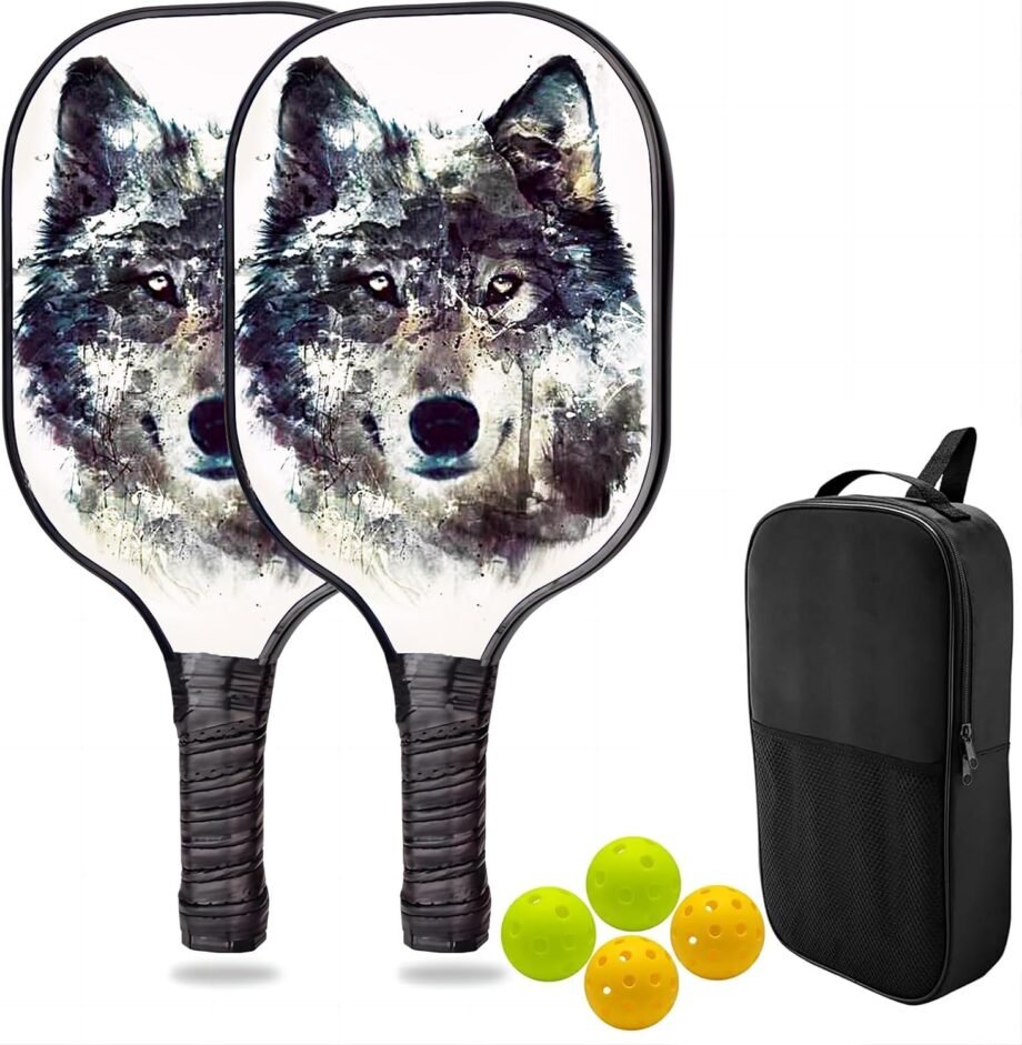 Serve Up Fun: A Review of the USAPA Approved Lightweight Fiberglass Pickleball Paddles Set!