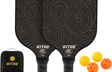 Paddle Power: Unleashing Fun with the USAPA Approved Carbon Fiber Pickleball Set!