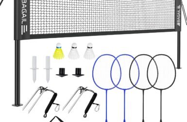 Ace Your Game with the BAGAIL Outdoor Badminton Net Set: The Ultimate Backyard Fun!