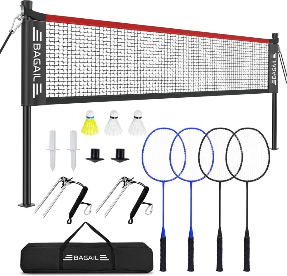 Ace Your Game with the BAGAIL Outdoor Badminton Net Set: The Ultimate Backyard Fun!